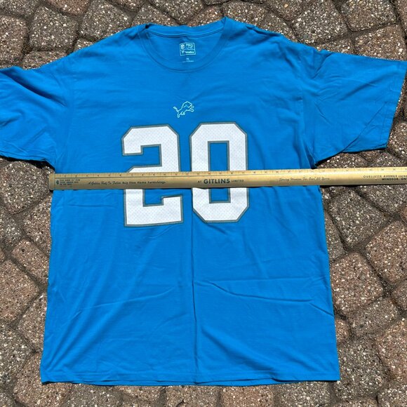 Fanatics Barry Sanders Detroit Lions NFL Football T Shirt Sz 2XL - Picture 5 of 8
